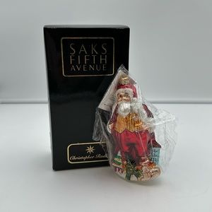 Christopher Radko Ornament Santa for All Nations 1998